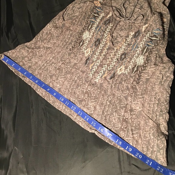 Forever 21 Boho Tribal Embroidered Tank Crop Top - Picture 7 of 12